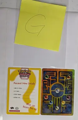 Ancient Mew Pokemon Opened 2000 Movie RARE PROMO - Image 3