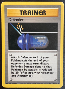 Pokemon TCG Defender Base Set 80/102 Regular MP - Image 1