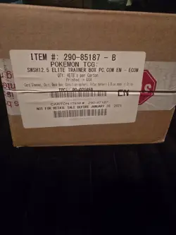 Pokemon TCG Sword Shield Crown Zenith Elite Trainer Box Plus Sealed Case. - Image 1