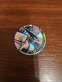 Pokemon TCG Collectible Coin - LUGIA, Silver Cracked Ice Holo - Image 1