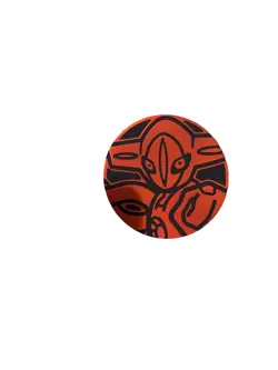 Nintendo Pokemon TCG Deoxys Orange Flip Coin Plastic Collectible - Image 1