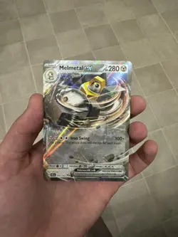 Melmetal ex 105/142 Ultra Rare Stellar Crown Pokemon TCG Card - Image 1