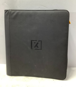 X PRO 6 pocket Zippered Trading Card Binder Black - Image 1