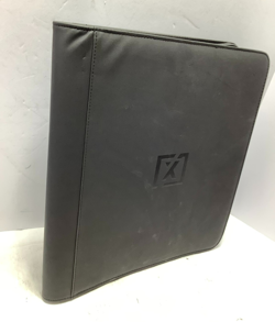 X PRO 6 pocket Zippered Trading Card Binder Black - Image 4