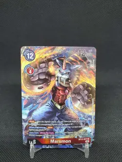 MARSMON BT11-017 SR ALTERNATE ART DIMENSIONAL PHASE DIGIMON CARD NM - Image 1