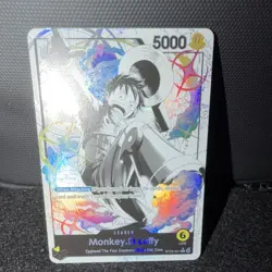 One Piece CCG Monkey.D.Luffy ST29-001 Leader card Alternate Art - Image 1