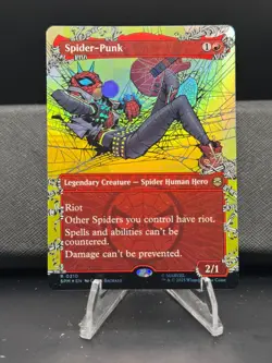 Magic the Gathering, Spider-man - Spider-Punk, #0210 - Borderless, Foil - Image 1