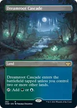 Magic The Gathering MTG DREAMROOT CASCADE BORDERLESS Innistrad: Crimson Vow NM - Image 1