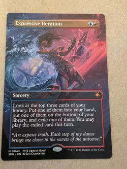 Expressive Iteration - (Borderless) Special Guests Regular - Mtg - Image 1