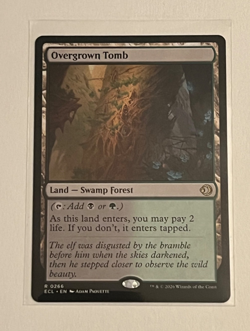 MTG Overgrown Tomb - Lorwyn Eclipsed #266 - Image 1