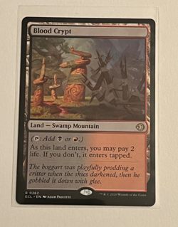 MTG Blood Crypt - Lorwyn Eclipsed #262 - Image 1