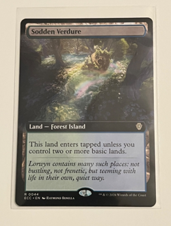 MTG Sodden Verdure - Extended Art - Lorwyn Eclipsed #44 - Image 1