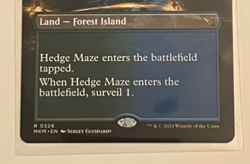 MTG Hedge Maze - Borderless - Murders at Karlov Manor - #326 - Image 3