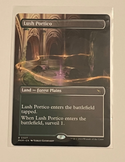 MTG Lush Portico - Borderless - Murders at Karlov Manor - #327 - Image 1