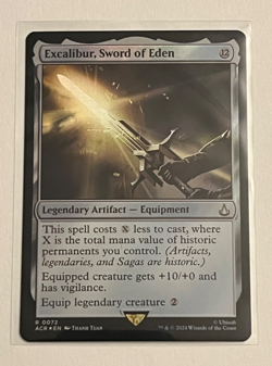 MTG Excalibur Sword of Eden - Foil - Assassin's Creed - #72 - Image 1