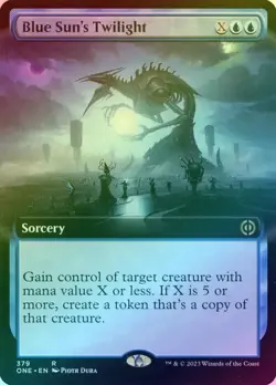 BLUE SUN'S TWILIGHT - EXTENDED ART (FOIL) (ONE) Phyrexia: All Will Be One - MTG - Image 1