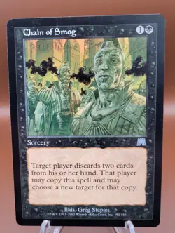 Chain of Smog x1 MTG Onslaught Magic Light Play LP English - Image 1