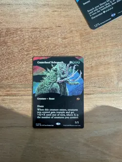 Craterhoof Behemoth - Borderless - Tarkir: Dragonstorm #0346 MTG Magic The Gathe - Image 1