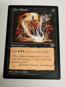 Dark Ritual (Mirage) Regular MTG NM Free Shipping! - Image 1