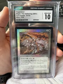 MTG Degavolver (Foil) - Apocalypse - CGC Gem Mint 10 - Image 1