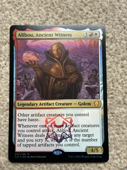 Alibou, Ancient Witness Artifacts Commander Edh Deck Mtg Magic The Gathering - Image 1