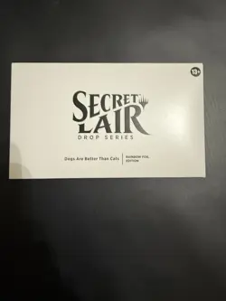 MTG Secret Lair: Dogs Are Better Than Cats | Rainbow Foil Edition Sealed - Image 2