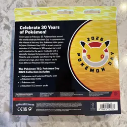 Pokemon Day 2026 Collection (3 Booster Packs & Stamped PIKACHU Foil Promo - Image 2