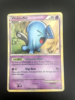 Pokemon Card Wobbuffet Holo Promo HGSS04 LP - Image 1