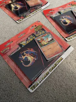 Pokemon Ascended Heroes Tech Sticker Collection Charmander Sealed Lot of 3 - Image 4