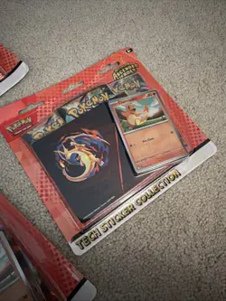 Pokemon Ascended Heroes Tech Sticker Collection Charmander Sealed Lot of 3 - Image 5
