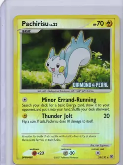 Pokemon - Pachirisu #035/130 - Burger King Promos - Promo - Moderately played - Image 1