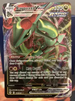 Pokemon Evolving Skies Rayquaza VMAX 111/203 Ultra Rare NM - Image 1