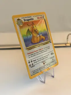 POKEMON! FOSSIL UNLIMITED! DRAGONITE! HOLO RARE! 4/62 LP CONDITION! - NM/M - Image 3