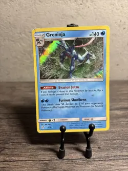 Greninja 9/18 Detective Pikachu Holo Rare-Pokemon TCG-Fast Shipping-MP!! - Image 1