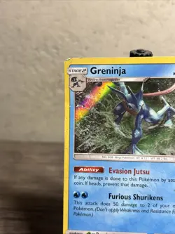 Greninja 9/18 Detective Pikachu Holo Rare-Pokemon TCG-Fast Shipping-MP!! - Image 2