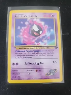 Pokemon | Gym Challenge | Sabrina's Gastly (97) | 097/132 | Unlimited | NM - Image 3