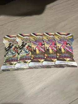 Pokemon TCG Astral Radiance Sleeved Booster Packs x5 820650850240 - Image 1