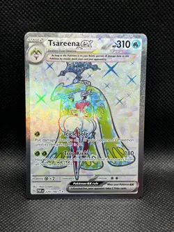 Tsareena ex 220/182 FULL ART ULTRA RARE HOLO Paradox Rift Sv04 Pokemon English - Image 1