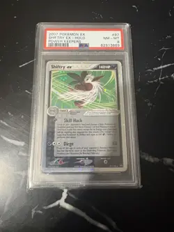 2007 POKEMON SHIFTRY EX-HOLO POWER KEEPERS 97/108 PSA 8 - Image 1