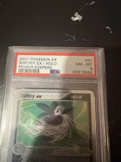 2007 POKEMON SHIFTRY EX-HOLO POWER KEEPERS 97/108 PSA 8 - Image 5
