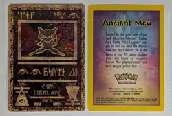 Ancient Mew Pokemon Opened 2000 Movie RARE PROMO - Image 1