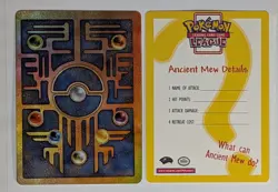 Ancient Mew Pokemon Opened 2000 Movie RARE PROMO - Image 2