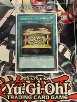 Gold Sarcophagus Platinum Secret Rare RA02-EN052 Yugioh - Image 1