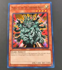 Yu-Gi-Oh! Invasion Of Chaos Manju Of The Ten Thousand Hands Common IOC-EN088 - Image 1