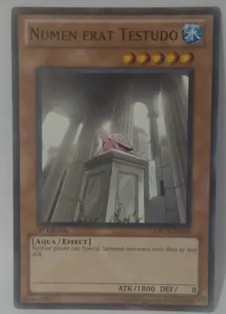 Yugioh! TCG Numen Erat Testudo ORCS-EN038 Common 1st Edition Lightly Played LP - Image 1