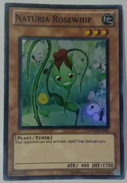 Yugioh TCG Naturia Rosewhip HA02-EN041 Super Rare 1st Edition Lightly Played - Image 1