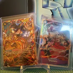 One Piece TCG Carrying On His Will OP-13 Sabo OP13-120 SEC & Yamato OP13-054 SR - Image 1