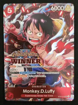 Monkey D. Luffy Winner Anniversary Promo Alt Art ST01-012 One Piece TCG - Image 1
