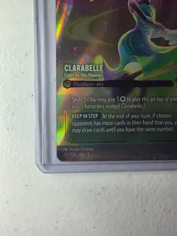 Enchanted! Disney Lorcana Clarabelle Shimmering Skies Foil #211/204 - Image 4
