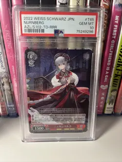 PSA 10 Weiss Schwarz Japan Nurnberg Azur Lane AZL/S102 Trial Deck RRR - Image 1
